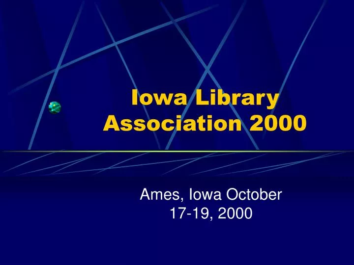 iowa library association 2000