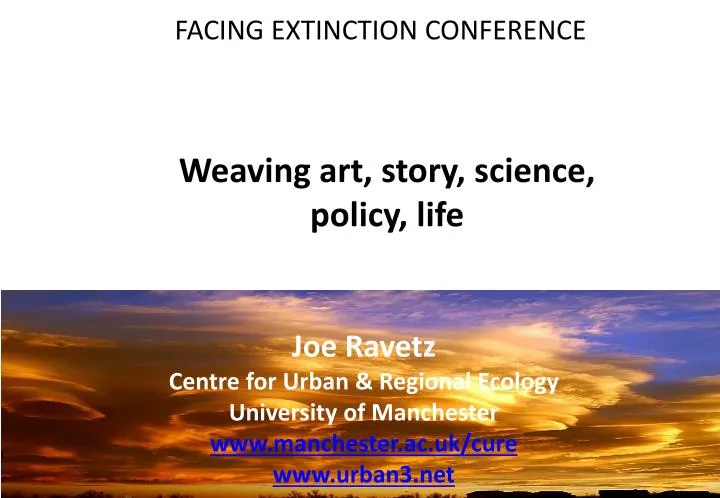 weaving art story science policy life