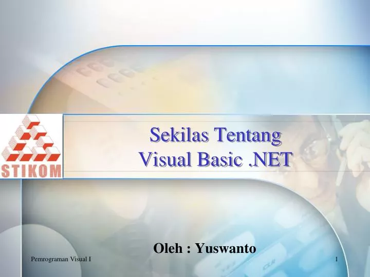 sekilas tentang visual basic net