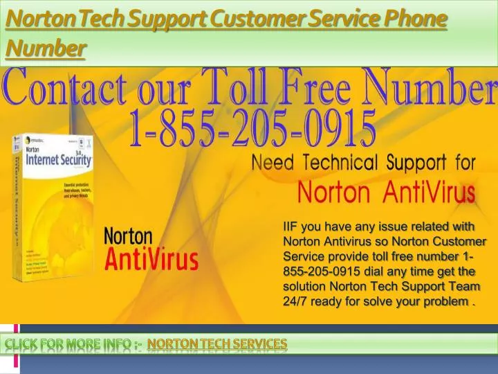norton tech support customer service phone number