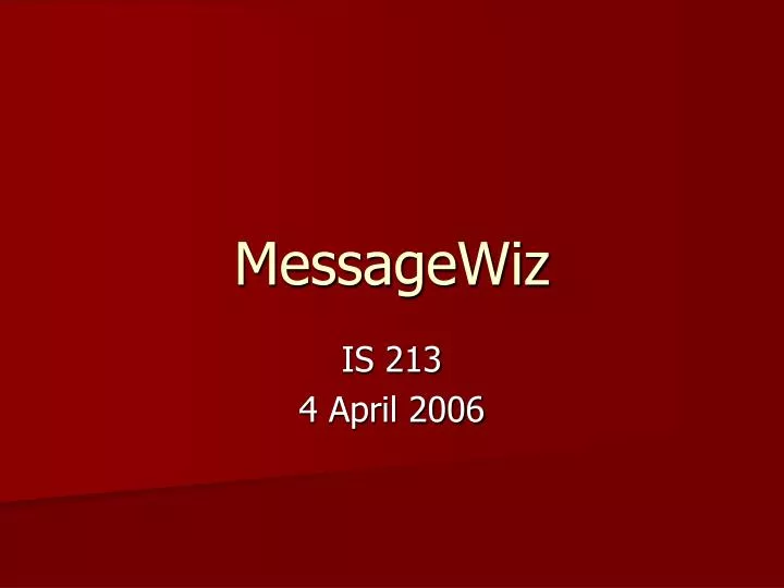 messagewiz