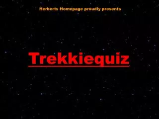 Trekkiequiz