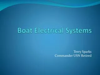 Boat Electrical Systems