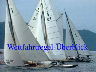 wettfahrtregel berblick