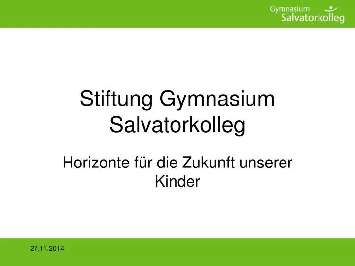 stiftung gymnasium salvatorkolleg