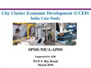 City Cluster Economic Development (CCED) India Case Study
