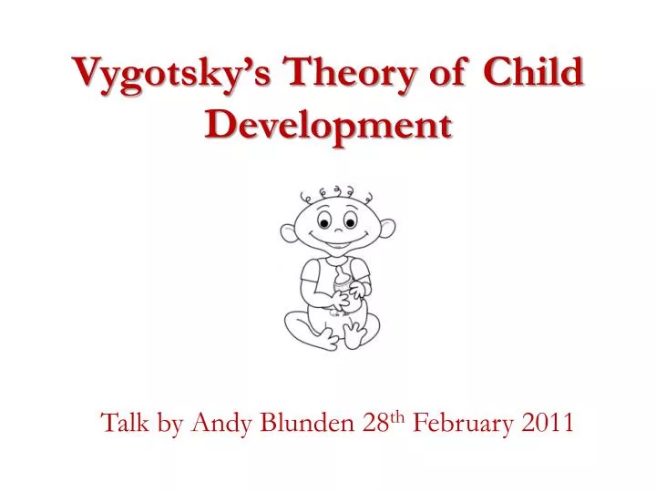 vygotsky s theory of child development