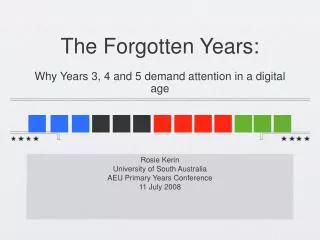 The Forgotten Years: Why Years 3, 4 and 5 demand attention in a digital age