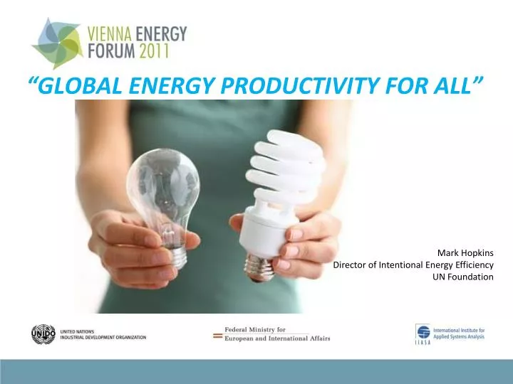 global energy productivity for all