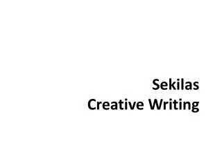 Sekilas Creative Writing
