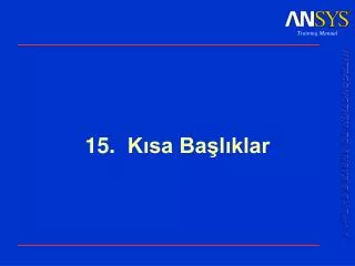 15 k sa ba l klar
