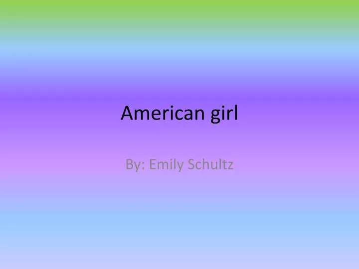 american girl