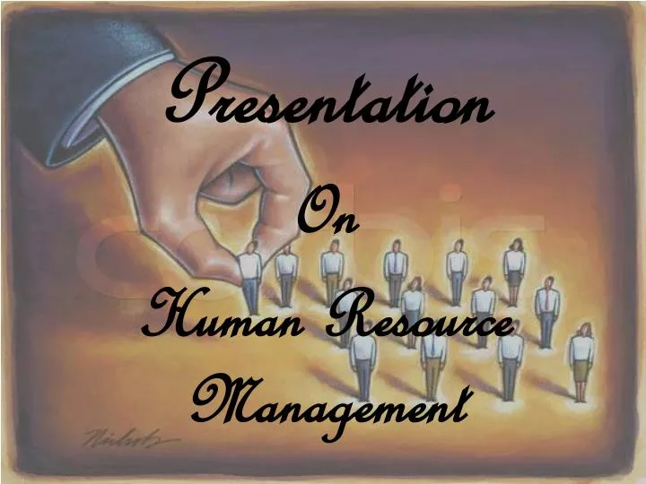 presentation on human resource management