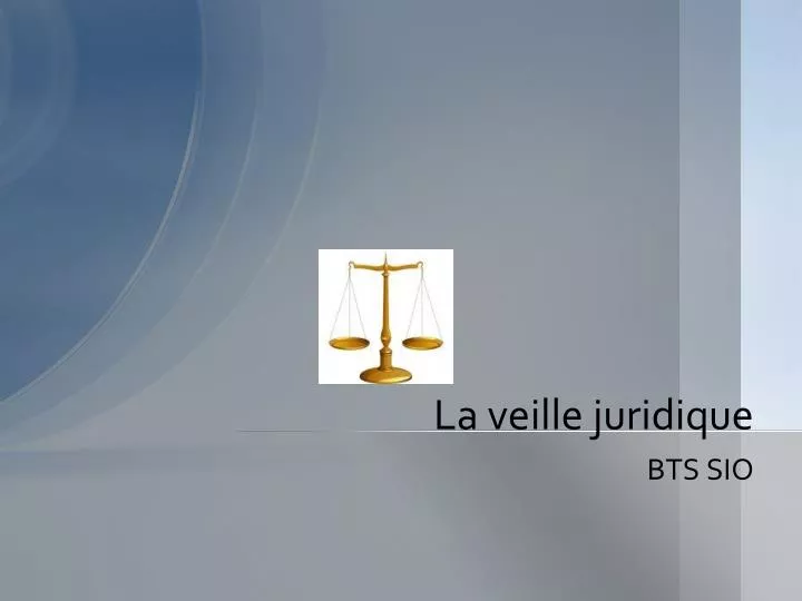 la veille juridique