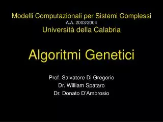 algoritmi genetici