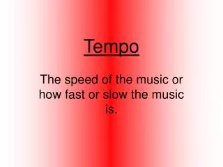 Tempo