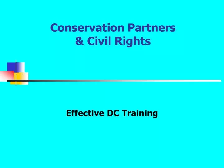 conservation partners civil rights