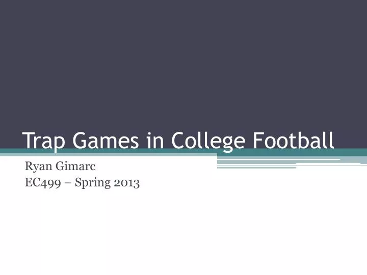 trap games in college football