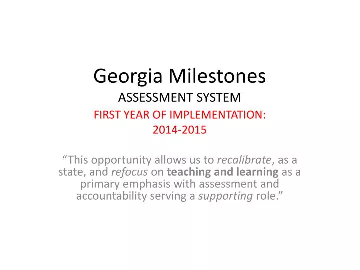 georgia milestones assessment system