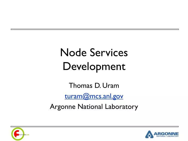 node services development