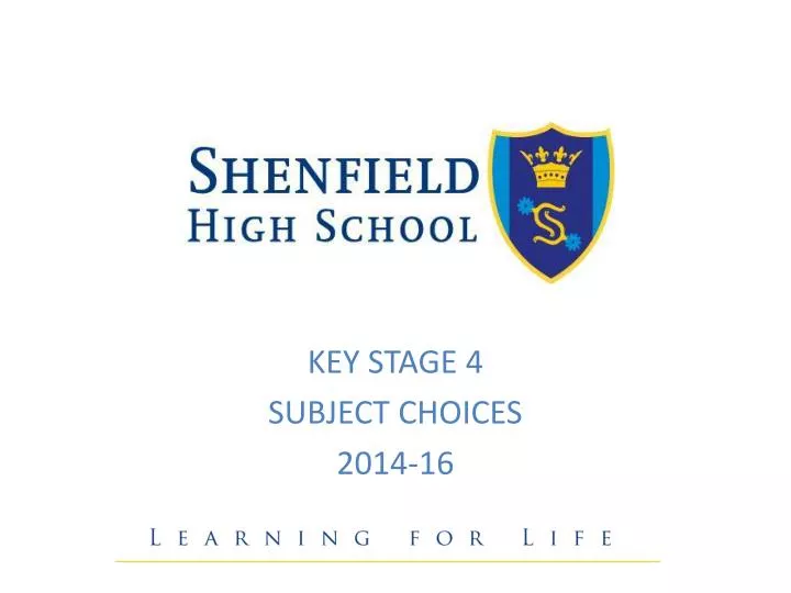 key stage 4 subject choices 2014 16