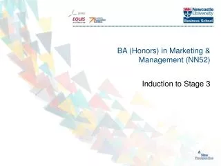 BA (Honors) in Marketing &amp; Management (NN52)