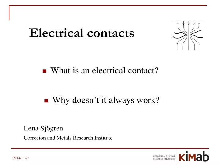 electrical contacts