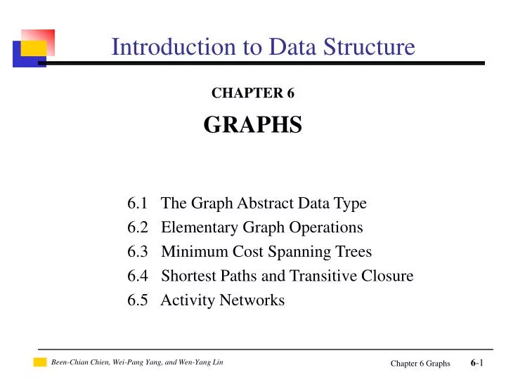 introduction to data structure