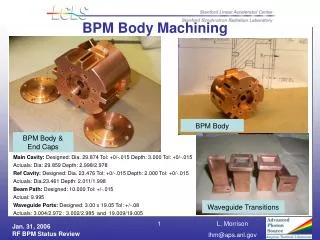 BPM Body Machining