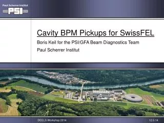 Cavity BPM Pickups for SwissFEL