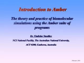 Introduction to Amber