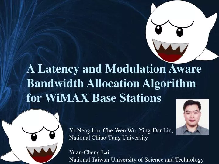 a latency and modulation aware bandwidth allocation algorithm for wimax base stations