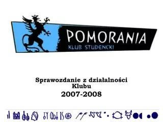 Klub Studencki Pomorania