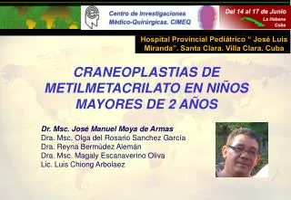 Dr Moya de Armas