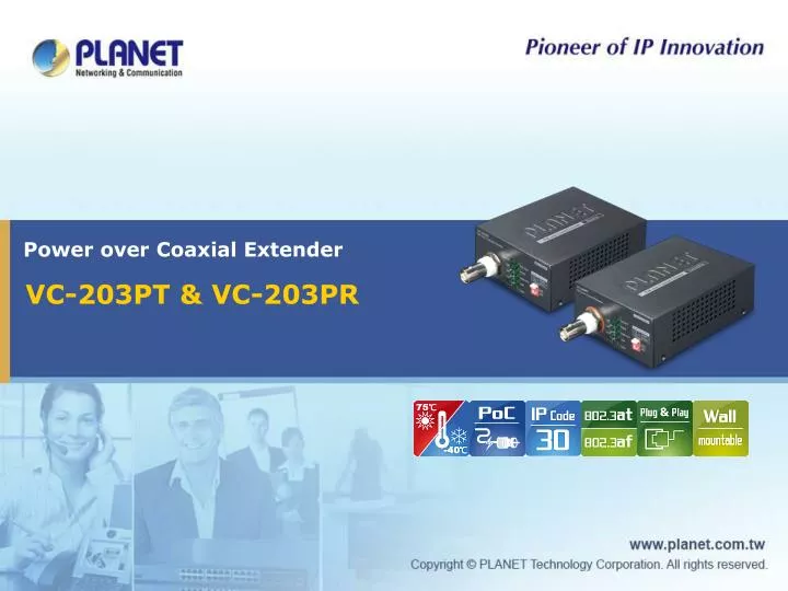 power over coaxial extender