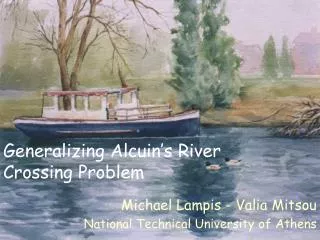 Generalizing Alcuin’s River Crossing Problem