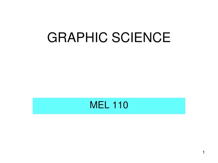 graphic science