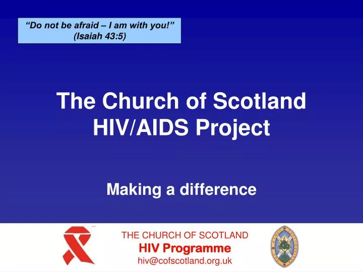 the church of scotland hiv aids project