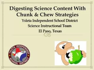 Digesting Science Content With Chunk &amp; Chew Strategies