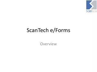 ScanTech e/Forms