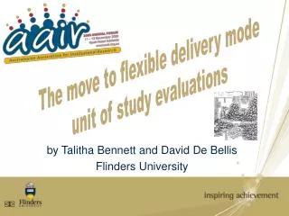 The move to flexible delivery mode unit of study evaluations
