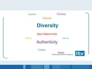 Creativity Diversity Inclusion Diversity Equal Opportunities Same Different Authenticity