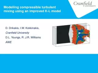 Modelling compressible turbulent mixing using an improved K-L model
