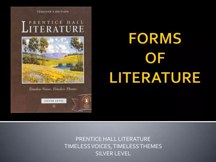 prentice hall literature timeless voices timeless themes silver level