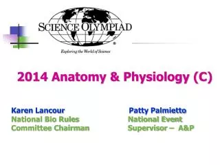 2014 Anatomy &amp; Physiology (C)