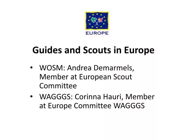 guides and scouts in europe
