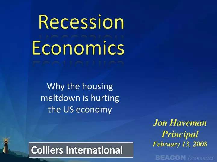 recession economics