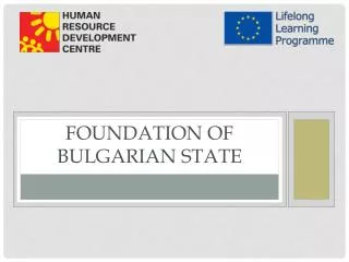 Foundation of Bulgarian state