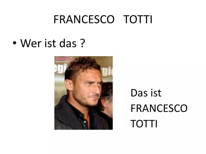 francesco totti