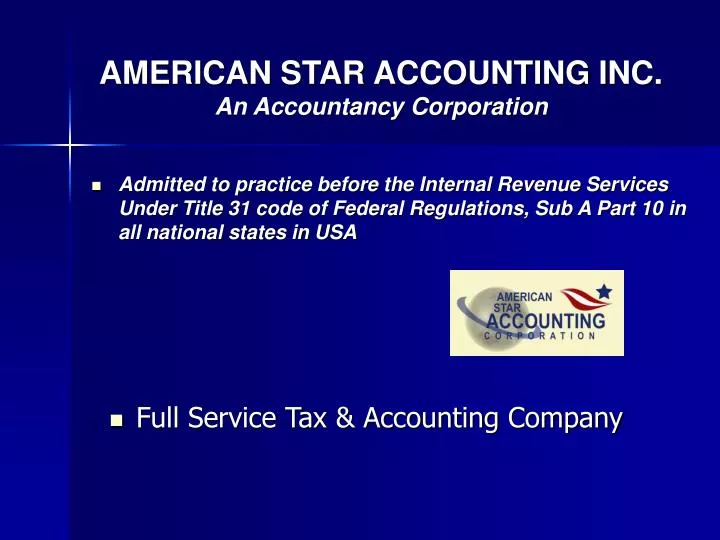 american star accounting inc an accountancy corporation